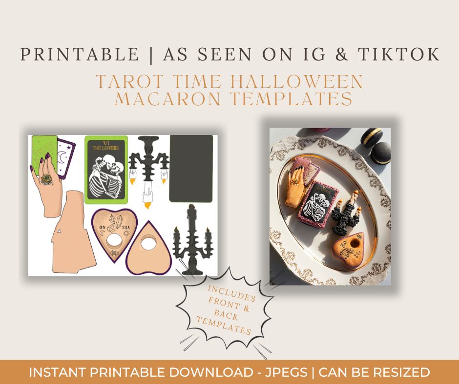 Tarot Time Macaron Templates