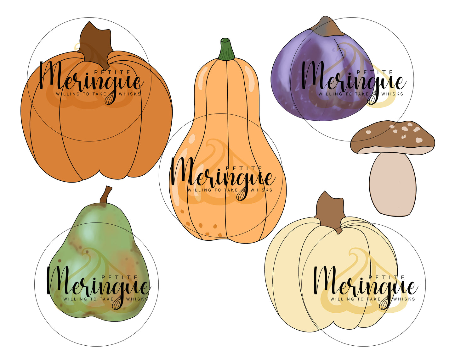 Petite Meringue's Character Macaron Guide: Autumn Harvest Basket Edition